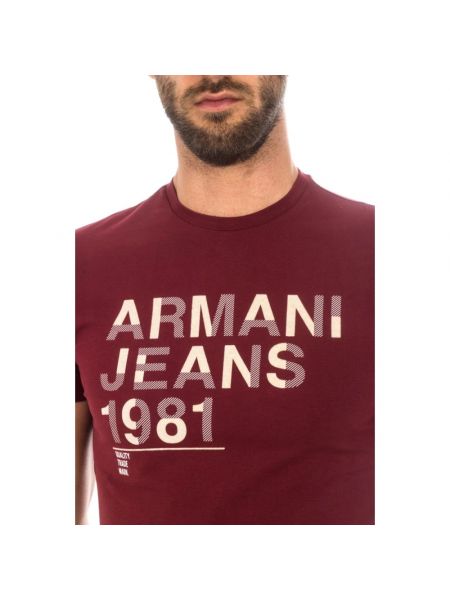Camiseta Armani Jeans rojo