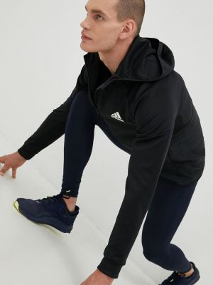 Hoodie s kapuljačom Adidas Performance crna