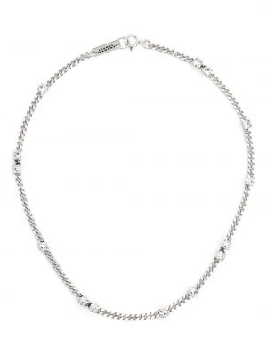Ogrlica s kristalima Isabel Marant srebrena