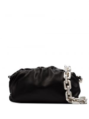 Τσάντα ώμου Bottega Veneta μαύρο