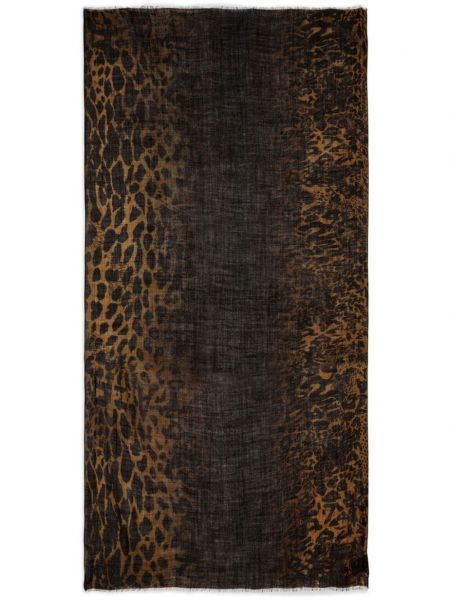 Leopar baskılı şal Zadig&voltaire siyah