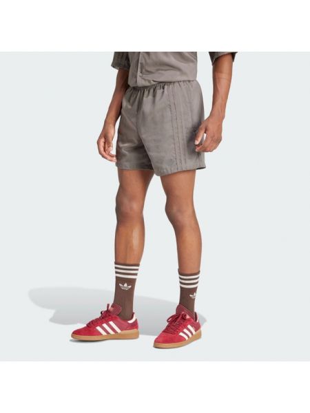 Shorts en coton Adidas marron