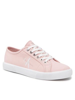 Ниски обувки Calvin Klein Jeans розово