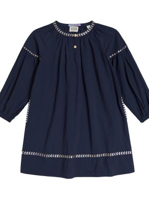 Bomull dress for jenter Scotch & Soda Kids blå