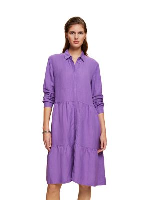 Robe chemise Esprit violet