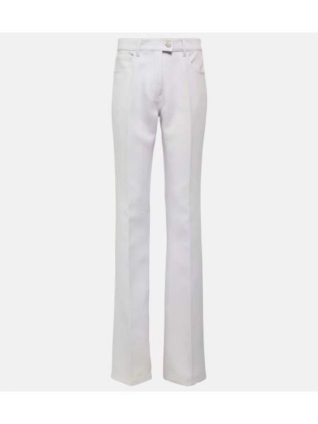 Pantalon droit Courrèges blanc