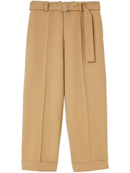 Pantalon droit Jil Sander marron