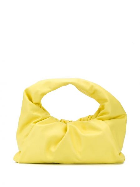 Bolsa de hombro Bottega Veneta amarillo