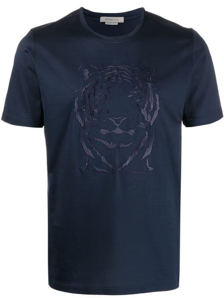 T-shirt Corneliani blå