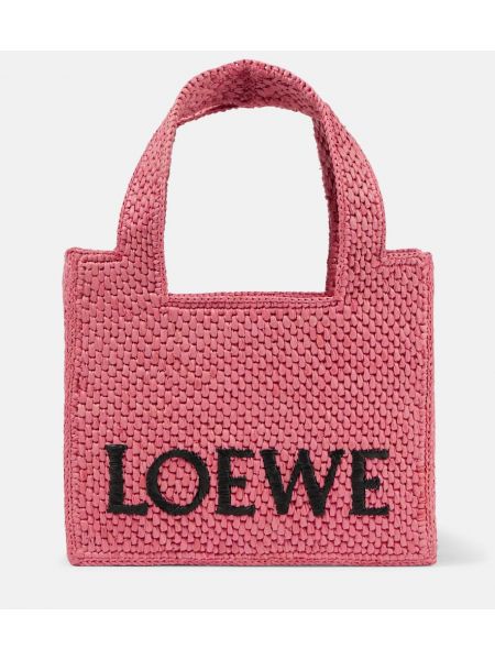 Nakupovalna torba Loewe roza