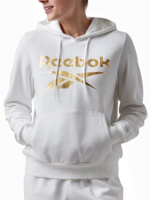 Пуловер с капюшоном Reebok белый