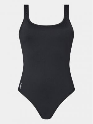 Jednodielne plavky Polo Ralph Lauren čierna