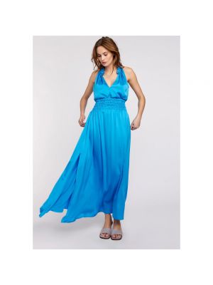 Długa spódnica Femmes Du Sud niebieska