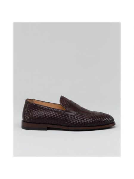 Loafers de cuero Brunello Cucinelli marrón