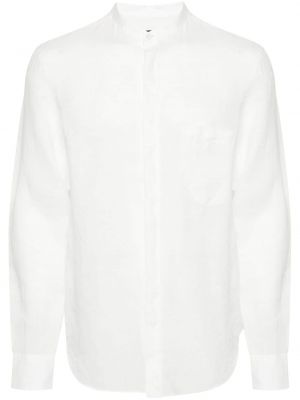 Lanena srajca Zegna bela