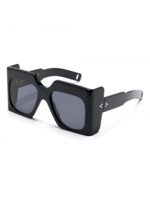 Oversize saulesbrilles Jacques Marie Mage melns