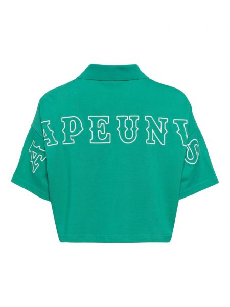 Medvilninis polo marškinėliai Aape By *a Bathing Ape® žalia