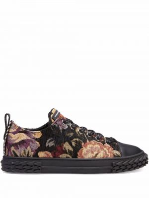 Floral sneakers Giuseppe Zanotti svart