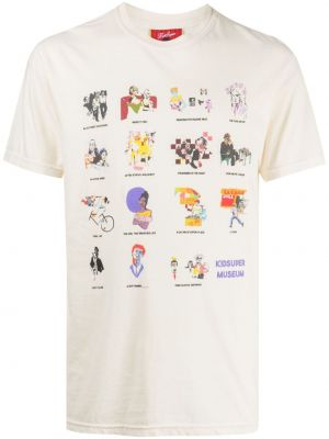 Bavlnené tričko s potlačou Kidsuper biela