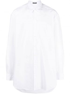 Péřová košile s knoflíky Ann Demeulemeester bílá