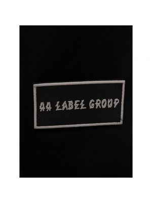 Pantalones rectos de cuero 44 Label Group negro