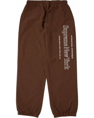 Pantalones de chándal Supreme marrón