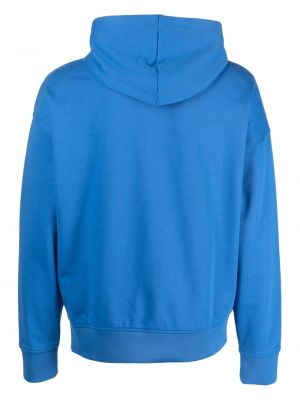 Kapučdžemperis ar apdruku Armani Exchange zils