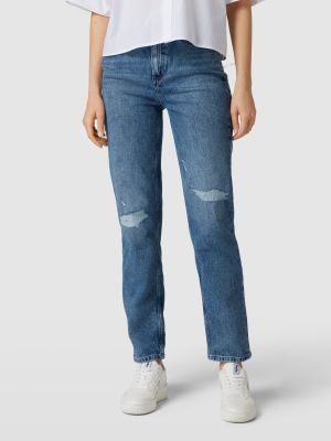 Proste jeansy z kieszeniami klasyczne Tommy Hilfiger niebieskie