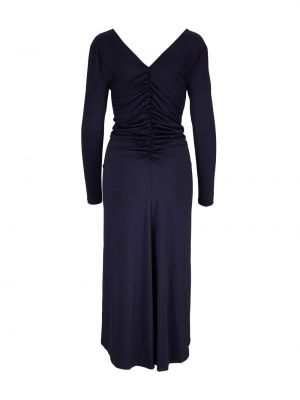 Kleid mit v-ausschnitt Veronica Beard blau
