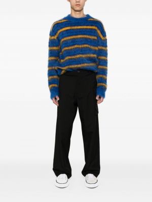 Pantalon droit en laine Marni noir