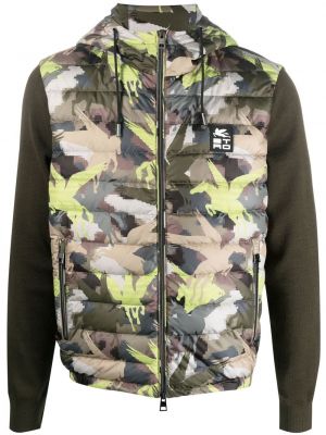 Pernata jakna s printom Etro zelena