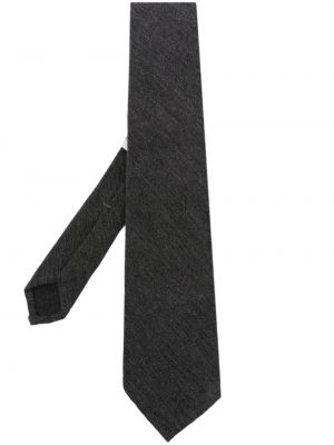Krawat wełniany Cesare Attolini szary
