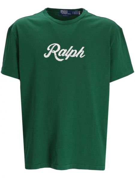 Poloshirt aus baumwoll aus baumwoll mit print Polo Ralph Lauren grün