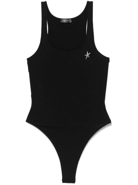 Stjernemønster body Mugler sort