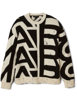 Пуловер с протрити краища Marc Jacobs
