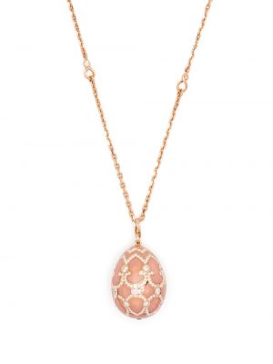 Κολιέ από ροζ χρυσό Fabergé