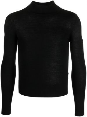 Вълнен пуловер Patrizia Pepe черно