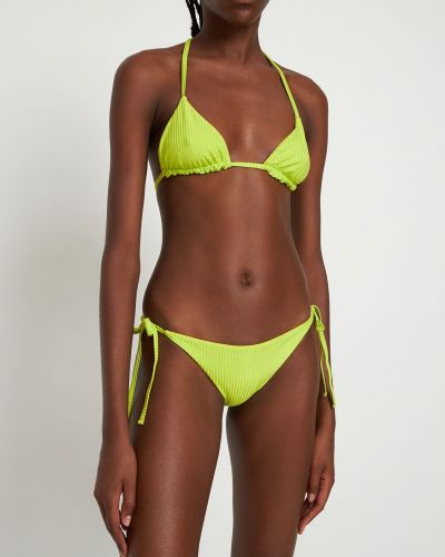 Bikini Solid & Striped żółty