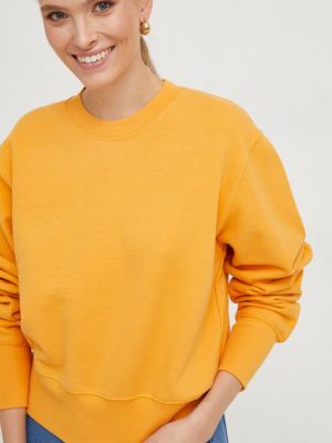 Bluza bawełniana Answear Lab pomarańczowa