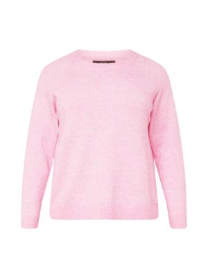 Меланжов пуловер Vero Moda Curve розово