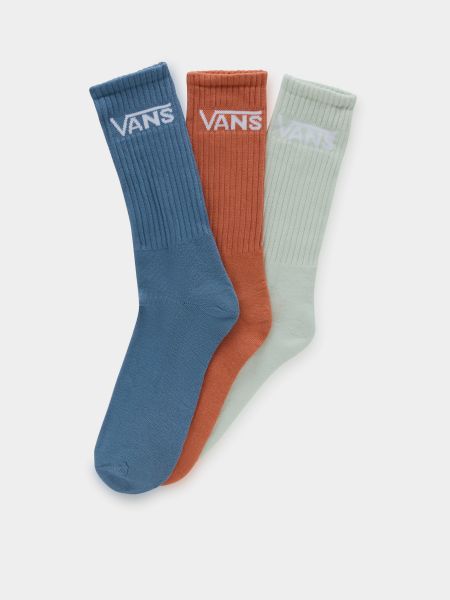 Бавовняні шкарпетки Vans блакитні