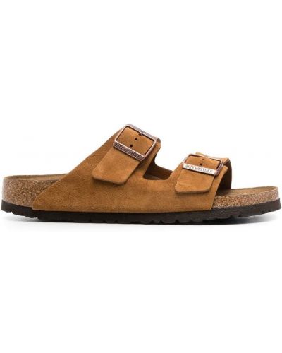 Sandále s prackou Birkenstock hnedá