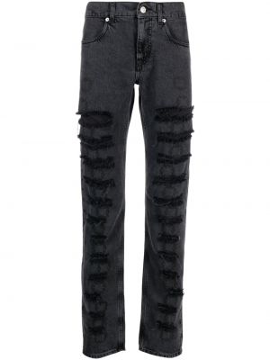 Skinny fit-jeans med sliten 1017 Alyx 9sm svart