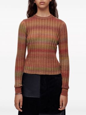 Вълнен пуловер Re/done оранжево