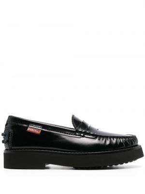 Pantofi loafer din piele Tod's negru
