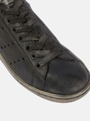 Sneakers di pelle distressed Balenciaga nero