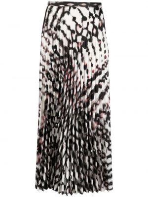 Plisovaná sukňa s potlačou s abstraktným vzorom Gianluca Capannolo