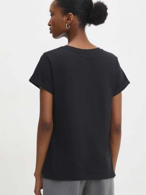 Bavlněné tričko Answear Lab černé