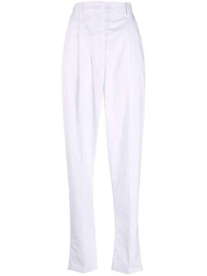 Pantalon taille haute slim Nº21 blanc