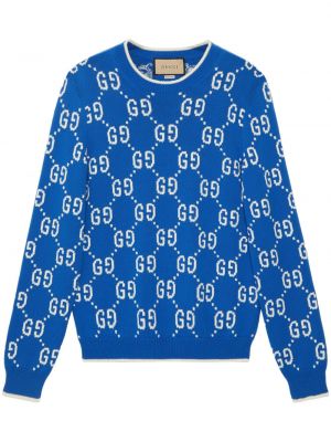Памучен пуловер Gucci